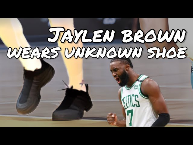 jaylen brown sneakers tonight