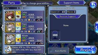 [DFFOO GL] Mog's Gym Intermediate Trials - No Purple Character, No Level 70 Characters, No Synergy