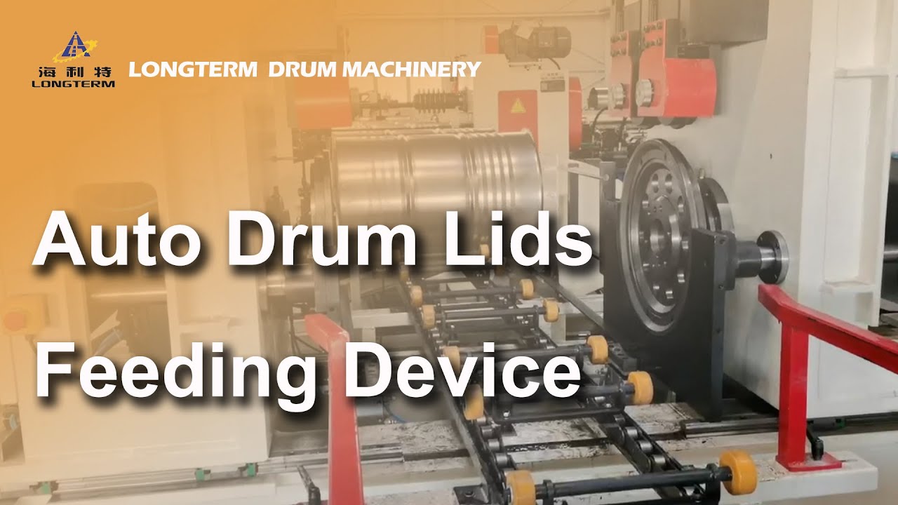 Steel Drum Auto Drum Lids Feeding Device YouTube