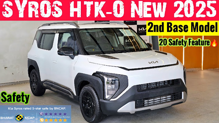 2025 New KIA SYROS HTK(O)🔥Syros 2nd Base Model With SUNROOF🔥Review🔥Best Car Under 10L❓️#kiasyros2025