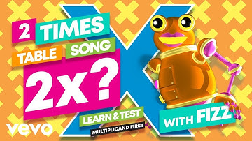 2 Times Table Song (Learn & Test) | Multiplicand First | Education Box