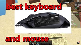 Minecraft hypixel bedwars Best keyboard and mouse setup