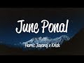 Video thumbnail of "June Ponal (Lyrics) - Harris Jeyaraj & Krish"