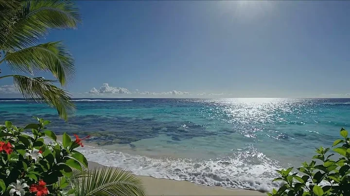 Deep Sleep 💤 Lanikai Beach, Oʻahu — Pacific Ocean Sounds | Study • Focus | 4h • 4K UHD 🌴