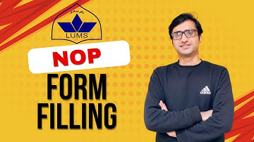 Detailed LUMS NOP Scholarship Form Filling Tutorial | National Outreach Programme