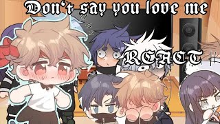 Don't say you love react (Manga) *gacha life* Lin yutong x Tan weiyun Part 1