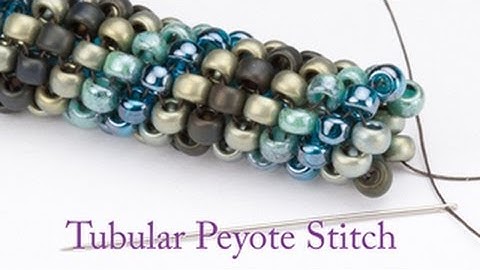 Artbeads Quick Tutorial - Tubular Peyote Stitch with Leslie Rogalski
