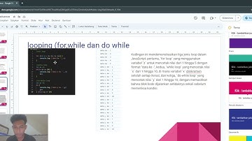 tugas presentasi pertemuan 3 dasar pemrograman mobile