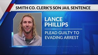 Son of elected Smith County officials pleads guilty to evading arrest