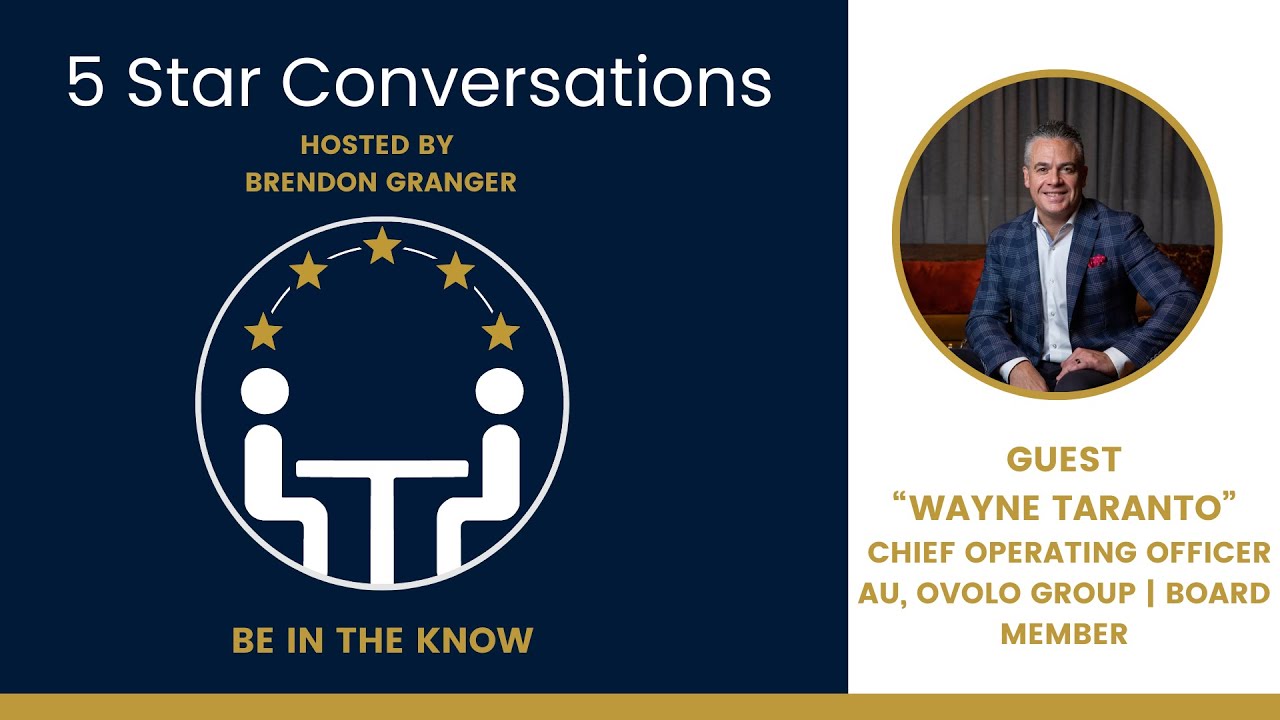 Leading Ovolo’s Growth with Passion and Innovation | 5 Star Conversations with Wayne Taranto