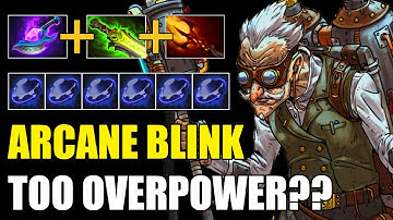 This Arcane Blink is Too OP for Tinker | Patch 7.28 | Tinker Dota 2 Gameplay