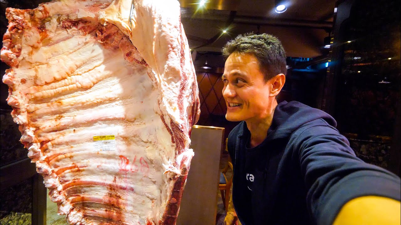 King of KOREAN BBQ! Best HANWOO BEEF + ½ Cow Fresh Sashimi | Korean Food in Seoul! | Mark Wiens