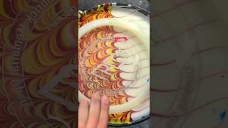 my "LazyFlame" disc dye 🔥🌊 #discdye #art #discgolf #dyesbyredd #diy