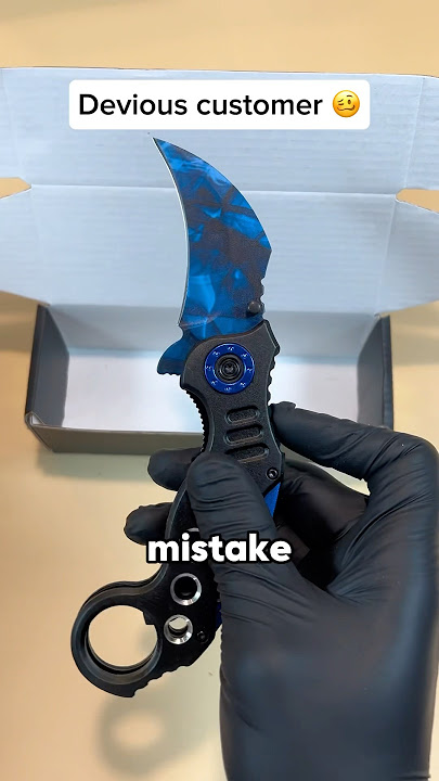 Most DEVIOUS customer… #knife #mysteryknives #edcknife #knivesmysterybox