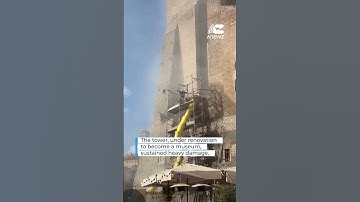 Video captures aftermath of Medieval Tower collapse in Rome