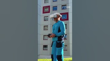 This drone is made for high-rise window washing