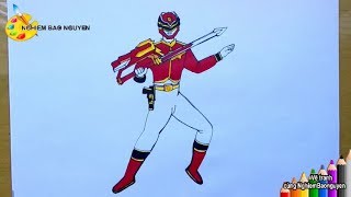 Vẽ Siêu nhân Thiên sứ/How to draw Goseiger