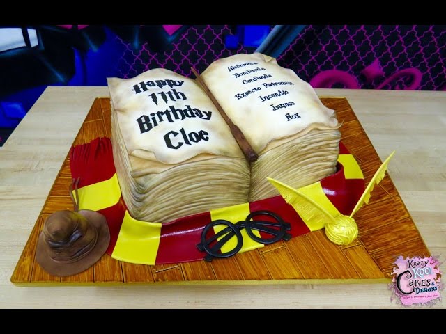 Harry Potter Birthday Cake Youtube Harry Potter Birthday Cake Youtube