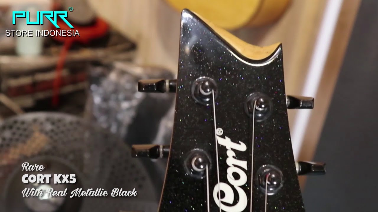 Cort KX 5 With Real Black Metallic - Purr Store Indonesia