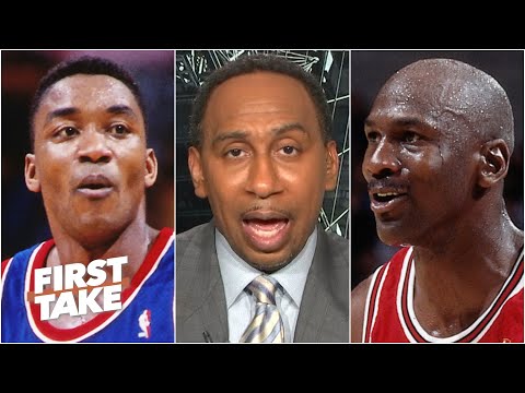 ‘Let it go!’ - Stephen A.‘s advice to Isiah Thomas after his latest MJ comments | First Take