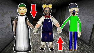 Granny vs Baldi vs Ice Scream - funny horror animation (31-40 part. all series in a row)