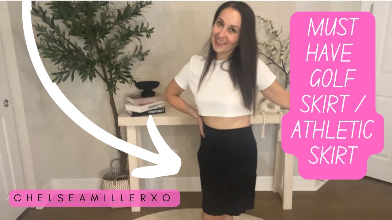 Long athletic Skorts for Women 19" Golf Skirt  Pockets High Waisted Tennis 