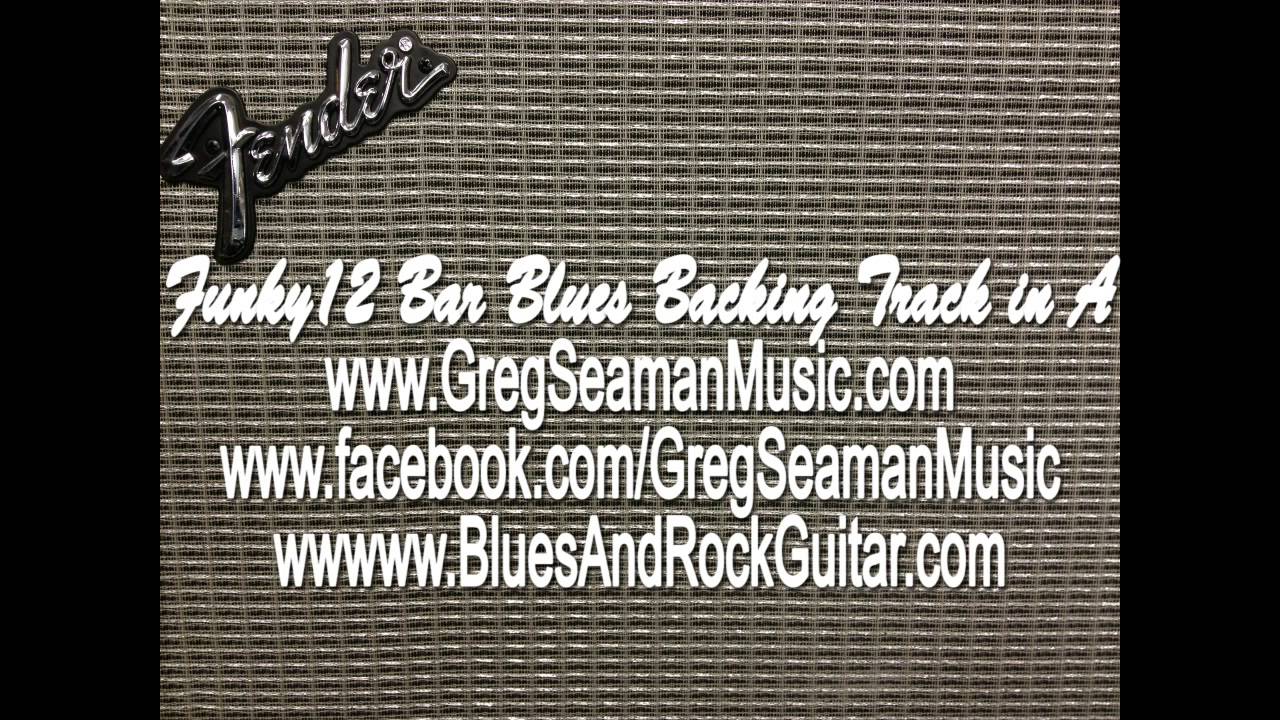 Funky 12 Bar Blues Backing Track in A Major - YouTube