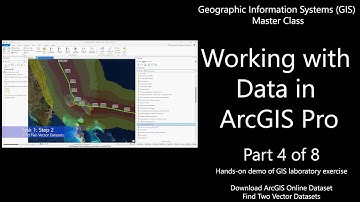 Working with Data in ArcGIS Pro (Part 4 of 8): Demo AGOL, Vector  - GIS Master Class #GIS #Maps