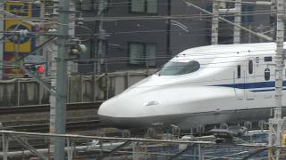 名古屋駅に到着する東海道新幹線 N700系 2019 .3.30