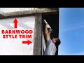 DIY Building a House | Rustic Timber Trim Looks Amazing! Episode 5