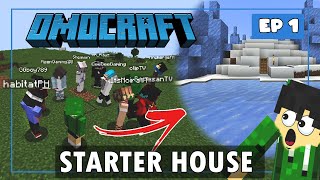 OMOCRAFT S3 EP1 - Starter House Sa Loob ng 20 Minutes ft. Habitat Gaming, Pepesan TV and OMO friends