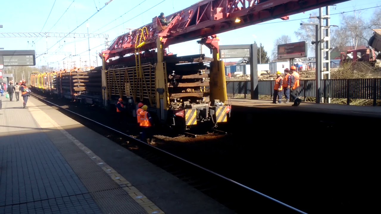 Работа РЖД|Ремонт пути|Замена рельс на D1 МЦД станция Водники|Работают ...