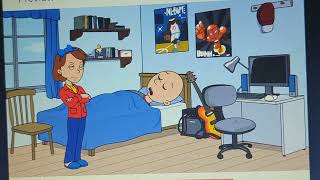 Clic Caillou Refuses To Go To School While Sickgrounded