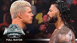 Roman Reigns vs. Cody Rhodes: WrestleMania XL Saturday - Last Man Standing Match