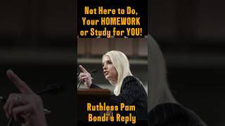 Pam Bondi, not here to do your Homework | #trump #conservative #politics #news #pambondi