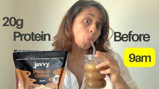 How I Get 20g Of Protein Before 9am | Javvy Coffee #enjoyjavvy #ad @javvycoffee