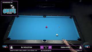 BJ KOLSTUN vs DENA ROD - GRIFF'S BAR &amp; BILLIARDS - TABLE 2 | EvoSports