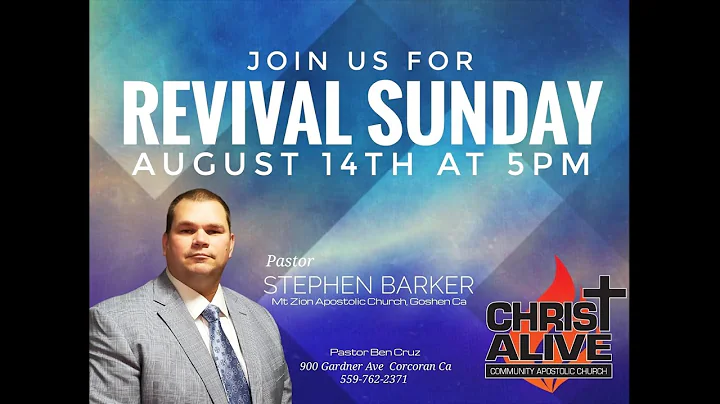 Sunday Night Revival Service  Guest Speaker: Pasto...