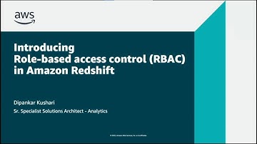 Introducing Role Based Access Control (RBAC) in Amazon Redshift | Amazon Web Services