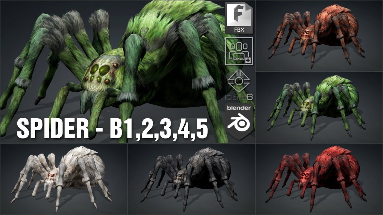 Spider_B2 - Superhive (formerly Blender Market)