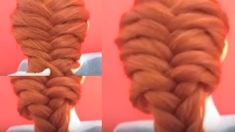 invlechten // Een visgraatvlecht maken