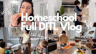 Learning How To Linger || Homeschool Day In The Life || Mom of 3