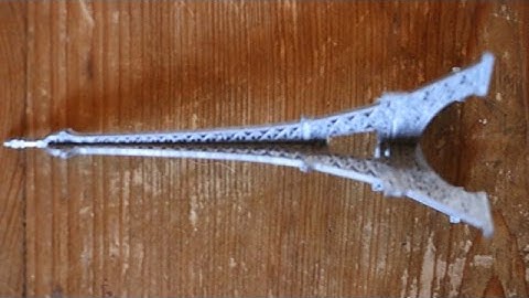 3D Printed Eiffel Tower! Time Lapse