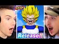 The super vegeta dual summon battle vs nanogenix in dragon ball legends