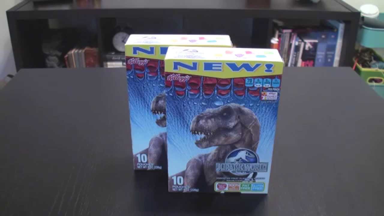 Jurassic World Kellogg's Fruit Snacks YouTube