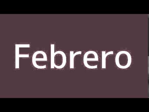 How To Say February In Spanish You How To Say February In Spanish You