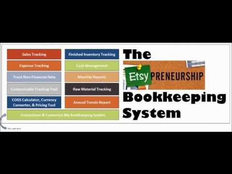 Etsy Bookkeeping Spreadsheet - Etsy-prenurship - JJMFinance