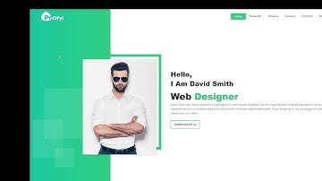 Profyl - Personal Vcard Resume HTML Template