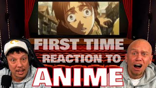 FIRST TIME WATCHING | AOT -  EPISODE 1 | REACTING TO ANIME | CLIPS FROM EP 1 #attackontitan #anime