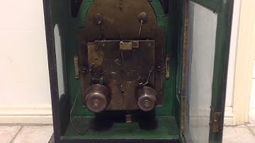 18th century verge bracket clock